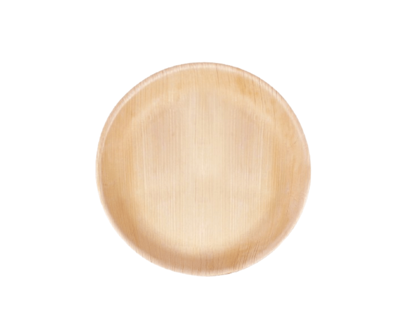 Eco friendly 10" Round Palm Leaf Plate - Image 2