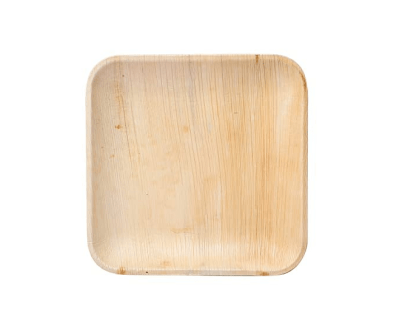 Eco friendly 10" Square Palm Leaf Plate - Image 2