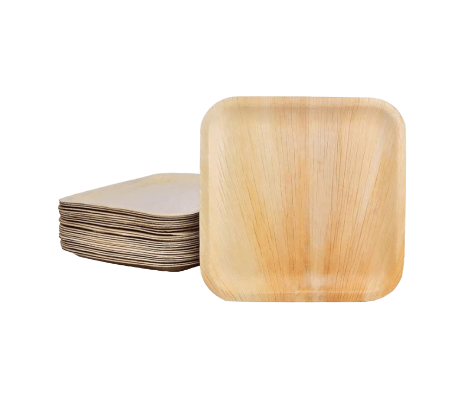 Eco friendly 10" Square Palm Leaf Plate