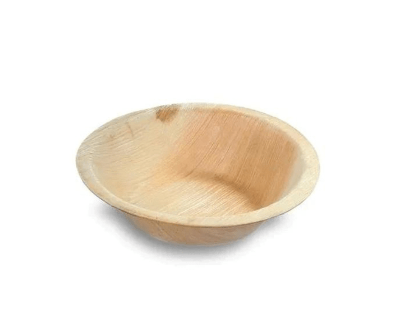 Eco-Friendly Palm Leaf Dip Bowls – 5″ (Pack of 25) - Image 2