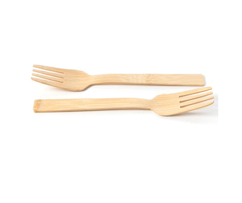 Natural Bamboo Forks – Set of 100