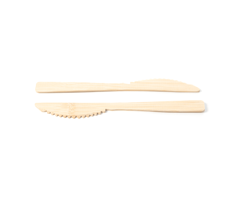 Natural Bamboo Knives – Set of 100