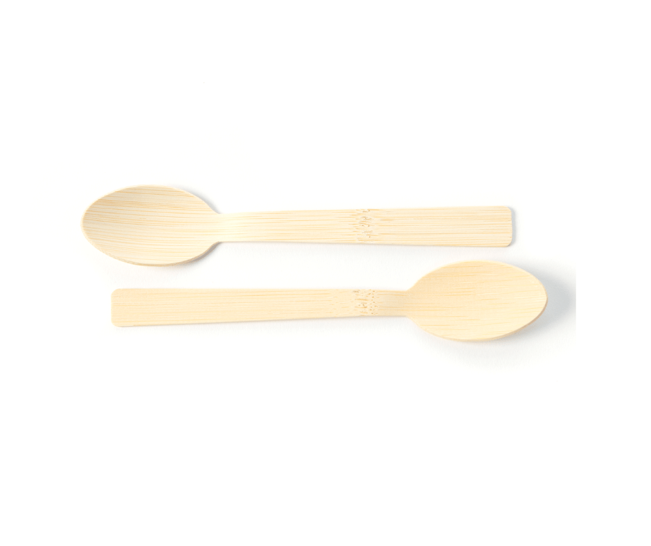 Natural Bamboo Spoons – Set of 100