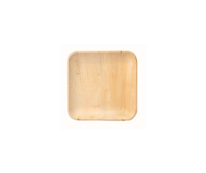 Eco friendly 7" Square Palm Leaf Plate - Image 2
