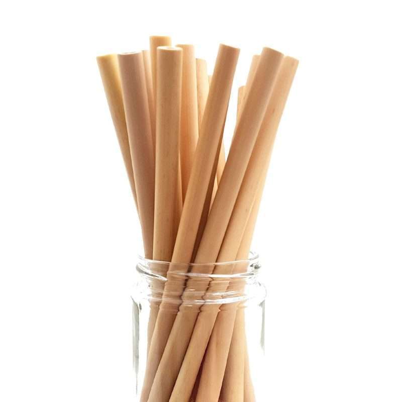 Natural Reusable Bamboo Straws – Set of 12 - Image 2